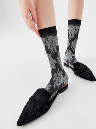 Crew Socks - Vintage Lace