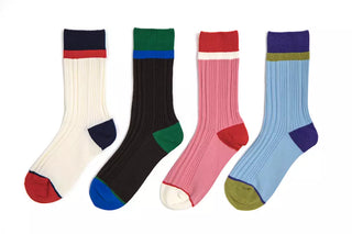 Crew Socks - Striped Blend