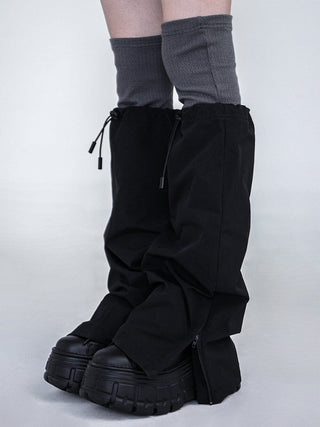 Leg Warmers - Drawstring Functionality Y2k