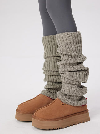 Leg Warmers - Knitted Stacked