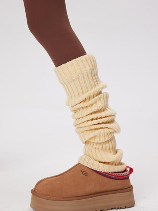 Leg Warmers - Knitted Stacked