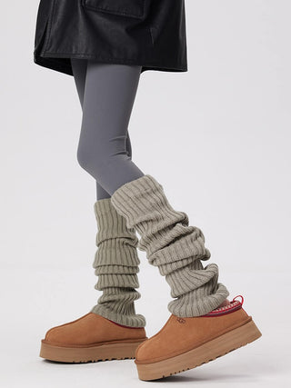 Leg Warmers - Knitted Stacked