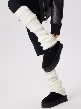 Leg Warmers - Knitted Stacked