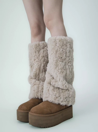 Leg Warmers - Faux Fur