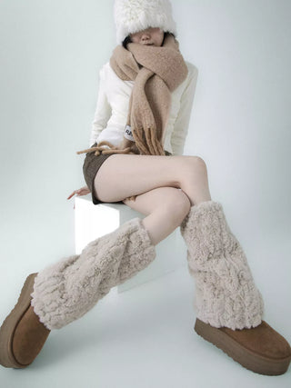 Leg Warmers - Faux Fur