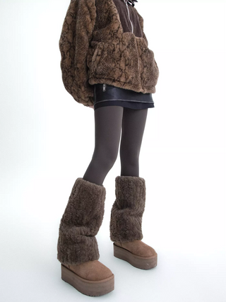 Leg Warmers - Faux Fur