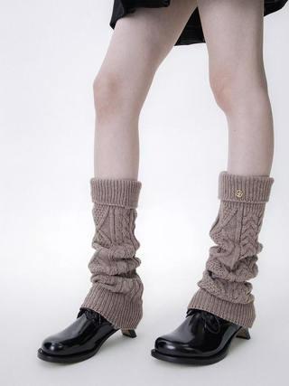 Leg Warmers - Cable Fold