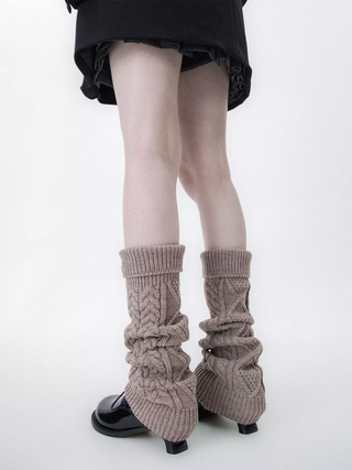 Leg Warmers - Cable Fold