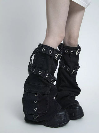 Leg Warmers - Studded Straps